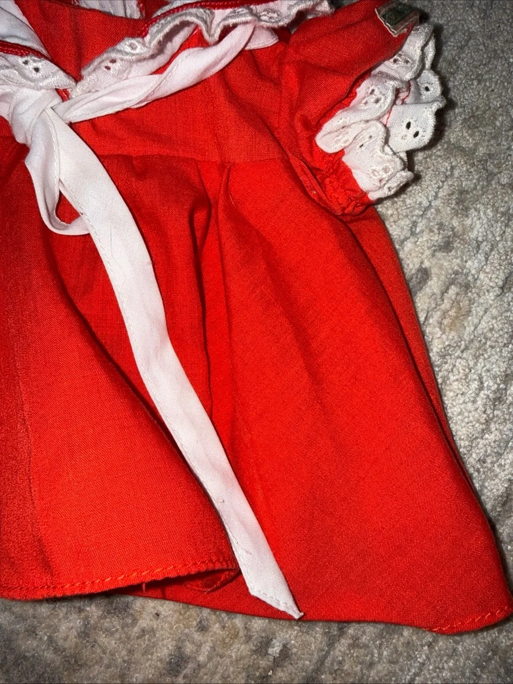Cabbage Patch Kids Red Dress vintage